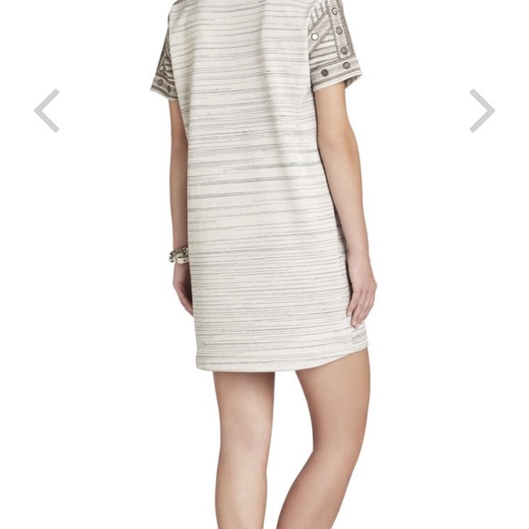 BCBG Ada Embroidered short-sleeve dress - Picture 2 of 4